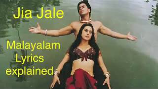 Dil Se movie song Jiya Jale malayalam lyrics explained