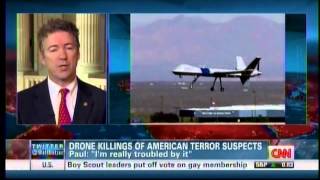 Sen. Rand Paul discusses the use of drones on CNN's The Situation Room with Wolf Blitzer - 2/6/13