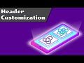 12 Header customization in React Navigation v5 | React native tutorial