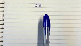 Find Decimal Equivalent of 3 7/8