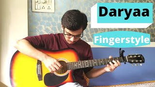 Daryaa - Manmarziyaan - Fingerstyle Guitar Cover - Innovative Notes - Preet Shah