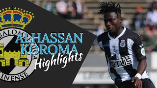 Alhassan Koroma Highlights  Real Balompédica Linense