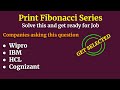Print Fibonacci Series In Java | Java Interview Questions and Answers