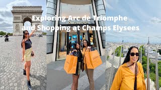 Exploring Arc de Triomphe and Shopping at Champs Elysees