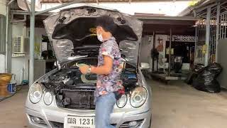 กันความร้อนใต้ฝากระโปรงรถ Benz W211