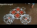 thaipusam special simple kolam 5*5 thaivellikolam thaipoosam kolam super muggulu beautiful rangoli