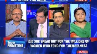 The Newshour Debate: Meerut braveheart speaks for India - Part 3 (22nd August 2014)