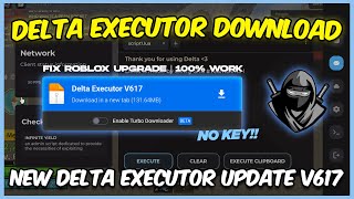 New Update Delta Executor V645 665 V116 Latest Version Best Roblox