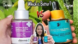 The Derma Co VS Pilgrim Peeling Solution | which one Better 👯‍♀️