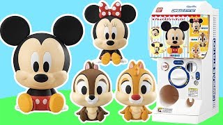 扭蛋奇趣蛋拼裝迪士尼米奇和花栗鼠 Disney Gashapon surprise eggs