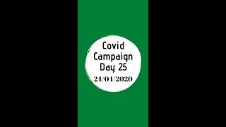 Covid Campaign Day 25 - DEBT - Friday, April 24, 2020