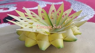 Cara membuat canang sari tumpuk