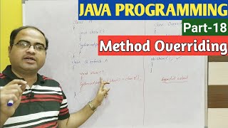 JAVA PROGRAMMING | Part-18 | Method Overriding