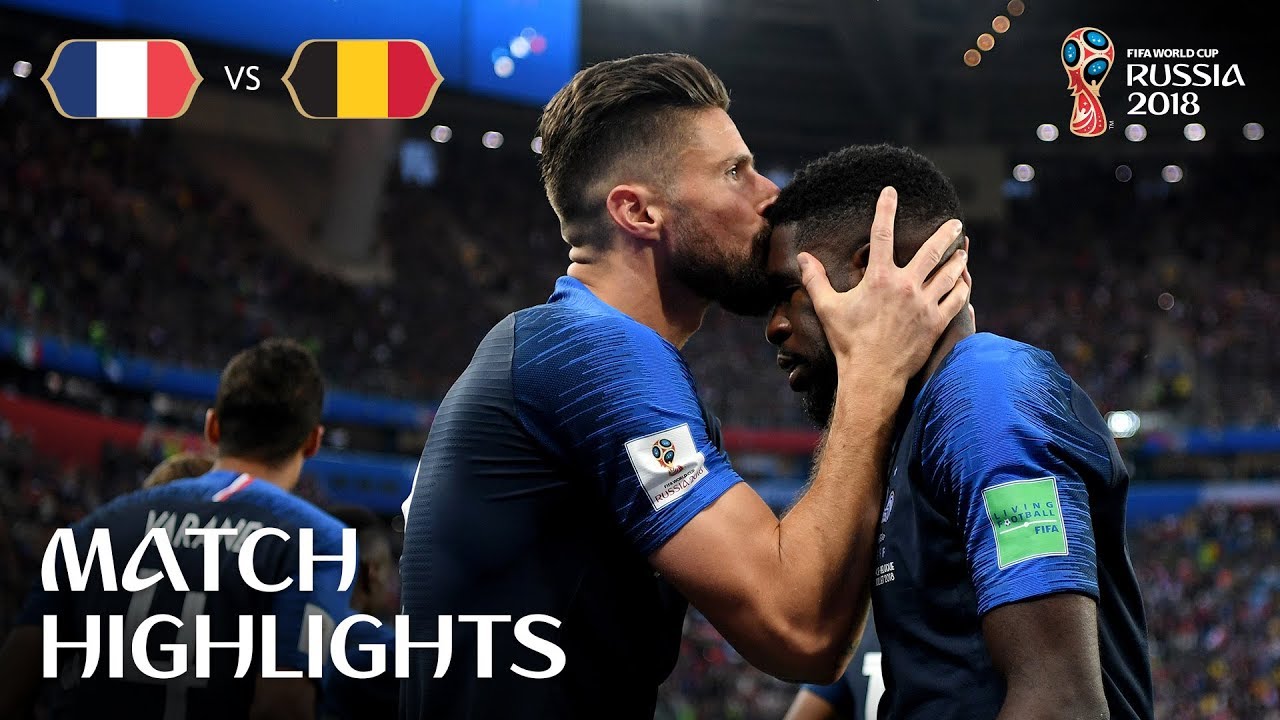 France V Belgium | 2018 FIFA World Cup | Match Highlights - YouTube