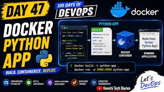 Day 47: Docker Python App | KodeKloud #kodekloud #100