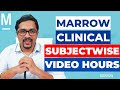 Subject Wise Video hours Marrow  | Marrow Video Length  | Marrow Clinical Video Hours