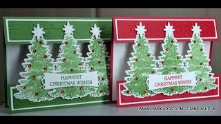 No.502 - Floating Christmas Trees w/o Acetate - JanB UK #7 Top Stampin' Up! Independent Demonstrator