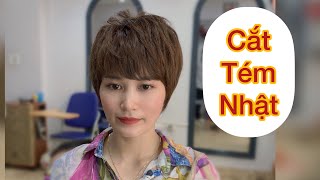 Chia sẻ cắt tóc Tém Nhật | Quang Saker