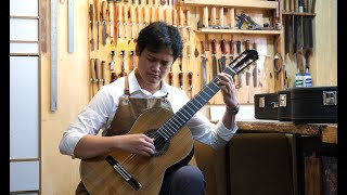 Chế tác đàn guitar bằng thủ công