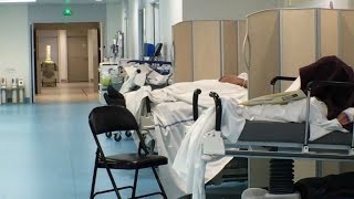 Épidémie de grippe: l'hôpital de Bourg-en-Bresse submergé de malades