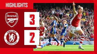 HIGHLIGHTS | Arsenal vs Chelsea (3-2) | Women's Super League | Miedema, Mead (2)