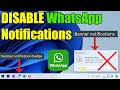 How to DISABLE WhatsApp Notifications on PC