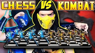Scorpion VS Sub-Zero - CHESS KOMBAT! - Mortal Kombat: Deception | MK PARODY!