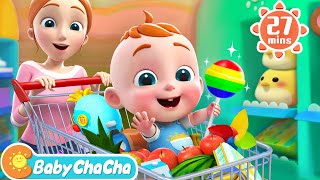 The Colorful Vegetable Song | Learn Colors | Learn Veggies + Baby ChaCha Nursery Rhymes & Kids Songs