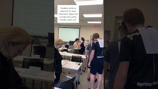 Adjective Walk in ESL (English) Class!