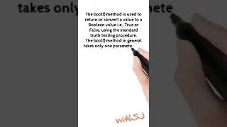 bool() Python3 Build in Function #shorts tutorial