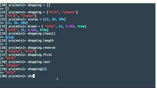 Ruby: Arrays