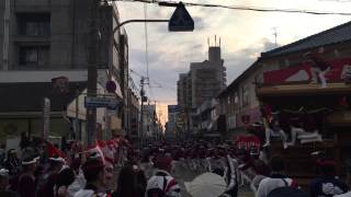 高石だんじり祭り2015 元町 ライフ前