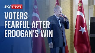 Turkey Election: Voters fearful following President Erdogan's victory