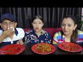 spicy laphing keema noodles eating challenge @budabudivlogs