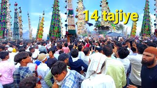 tajiya Muharram || manote ki karbala || 14 tajiye full hit || 29/ July  2023 vlogs