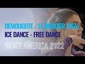 DEMOUGEOT / LE MERCIER (FRA) | Ice Dance Free Dance | Norwood 2022 | #GPFigure