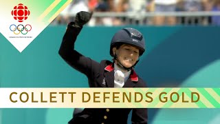 Laura Collett helps Britain defend GOLD in Equestrian Eventing Team Jumping Final | #paris2024