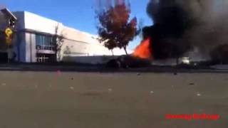 Paul Walker Car Accident (Raw Video)