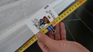 How to measure accurately between inside corners with a tape measure
