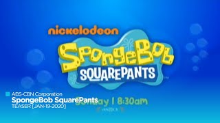 ABS-CBN: SpongeBob SquarePants Teaser [19-JAN-2020]