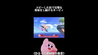 【スマブラSP】コピーしたマッハトルネイドで完璧な復帰をし続けるカービィ【ゆっくり実況】〈ひとくち動画切り抜き3〉