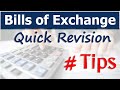 Bills of Exchange | Tips and Quick Revision | Letstute Accountancy