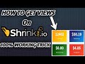 How To Get Views On Shrinkme.io Links | How To Get Clicks On Shorten Links 2023