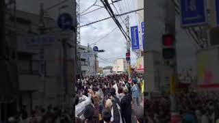 2023.05.14 岸和田市 荒木町 久米田駅前交差点ダッシュ(御披露目曳行)　令和五年五月十四日(日)