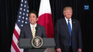 Joint Statment by President Trump and Prime Minister Shinzō Abe