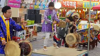 💕180413 여주벚꽃축제 아름이\u0026보람이품바 ''샷치기샷치기와 합동난타''