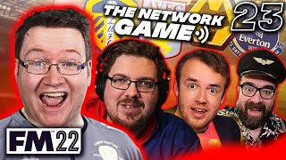 MANCHESTER UNITED TWICE?! | The Network Game #23 feat. Zealand, DoctorBenjy & Lollujo | FM22