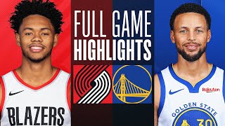 TRAIL BLAZERS at WARRIORS | FULL GAME HIGHLIGHTS | December 23, 2023