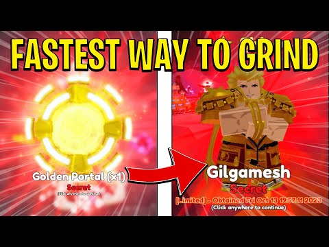 FASTEST Way To Grind SHINY GILGAMESH OVERNIGHT AFK METHOD No Unique (Anime Adventure)