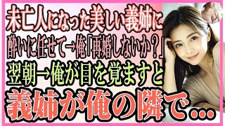 【感動する話】未亡人になった美人の義姉酔いに任せて俺「再婚しないか？」翌朝→俺が目を覚ますと、義姉が俺の隣で   【いい話・朗読・泣ける話】